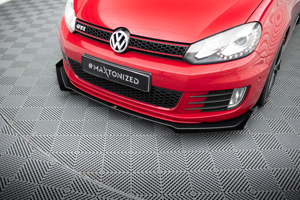 Lip Anteriore Street Pro V.3 + Flap compatibili con Volkswagen Golf GTI Mk6 (2008-2012)