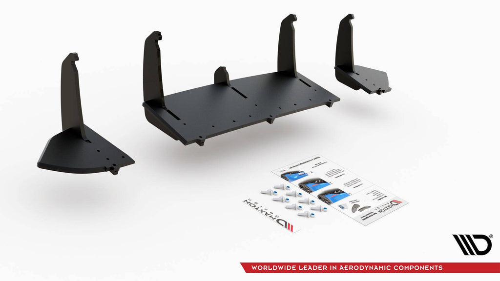 Diffusore Posteriore Street Pro V.1 compatibile con Ford Focus RS Mk3 (2015-2018)
