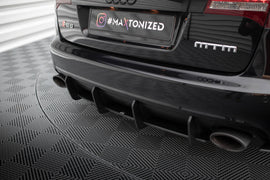 Splitter Posteriore Centrale compatibile con Audi RS6 Station Wagon C6 (2007-2010)