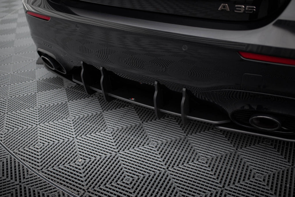 Diffusore Posteriore Street Pro compatibile con Mercedes-Benz A35 AMG Hatchback W177 / W177 Facelift (2018-)