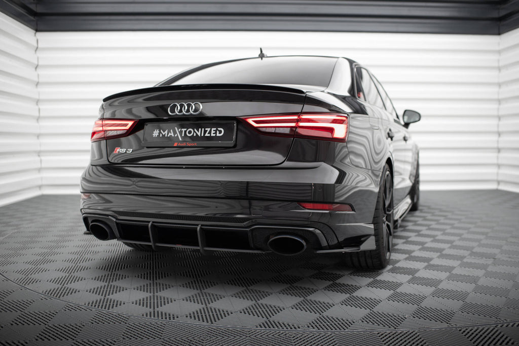 Splitter Laterali Posteriori con Flap Street Pro Audi RS3 Berlina 8V Facelift