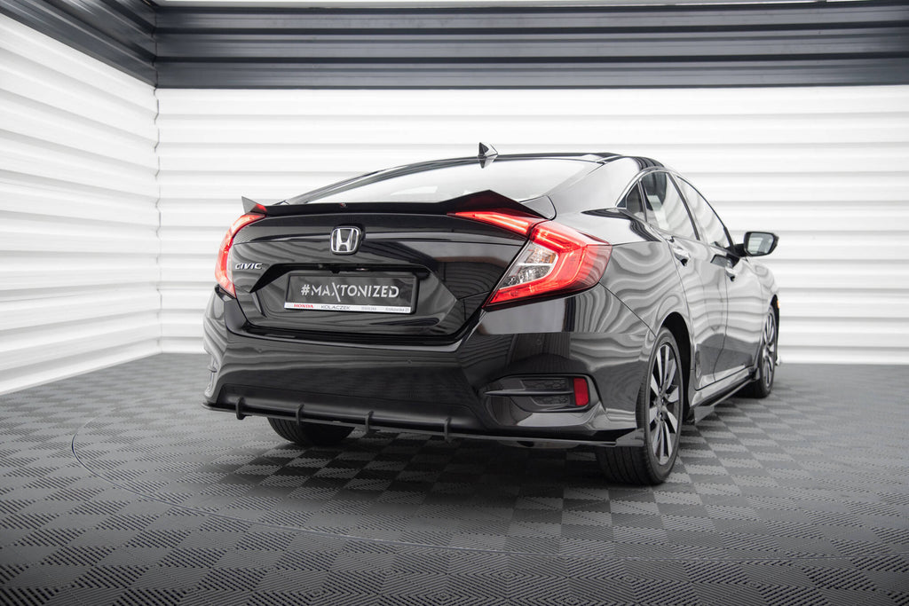 Diffusore Posteriore con Flap Laterali Posteriori Honda Civic Mk10 Street Pro