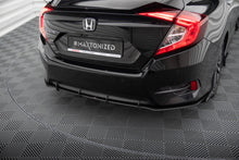 Carica l'immagine nel visualizzatore di Gallery, Diffusore Posteriore con Flap Laterali Posteriori Honda Civic Mk10 Street Pro