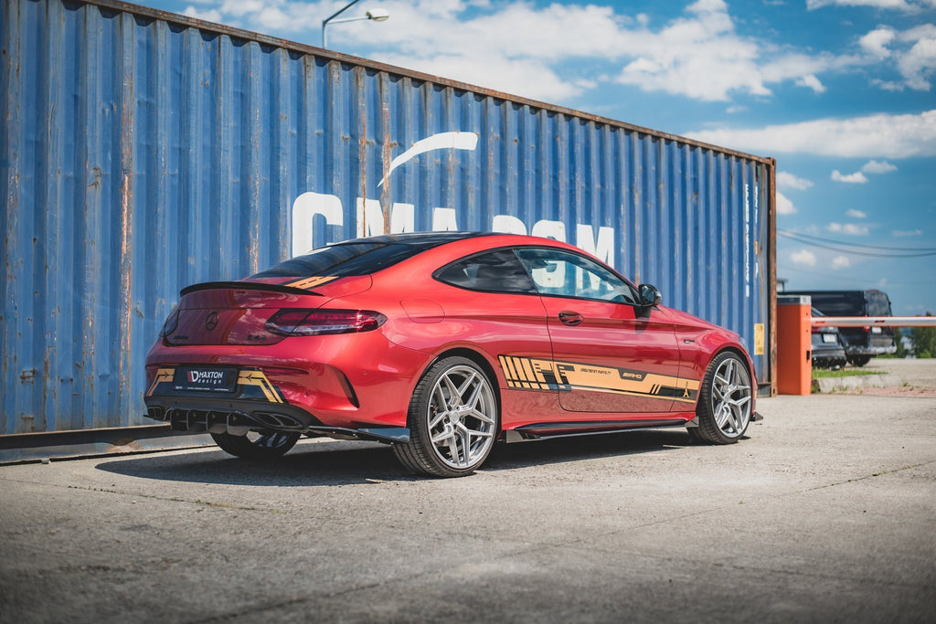 Splitter Laterali Posteriori Street Pro + Flap Street Pro Mercedes-AMG C43 Coupé C205
