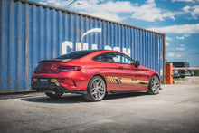 Load image into Gallery viewer, Splitter Laterali Posteriori Street Pro + Flap Street Pro Mercedes-AMG C43 Coupé C205