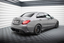 Load image into Gallery viewer, Splitter laterali posteriori con flap Street Pro Maxton Design Mercedes-AMG C63 W205 Facelift