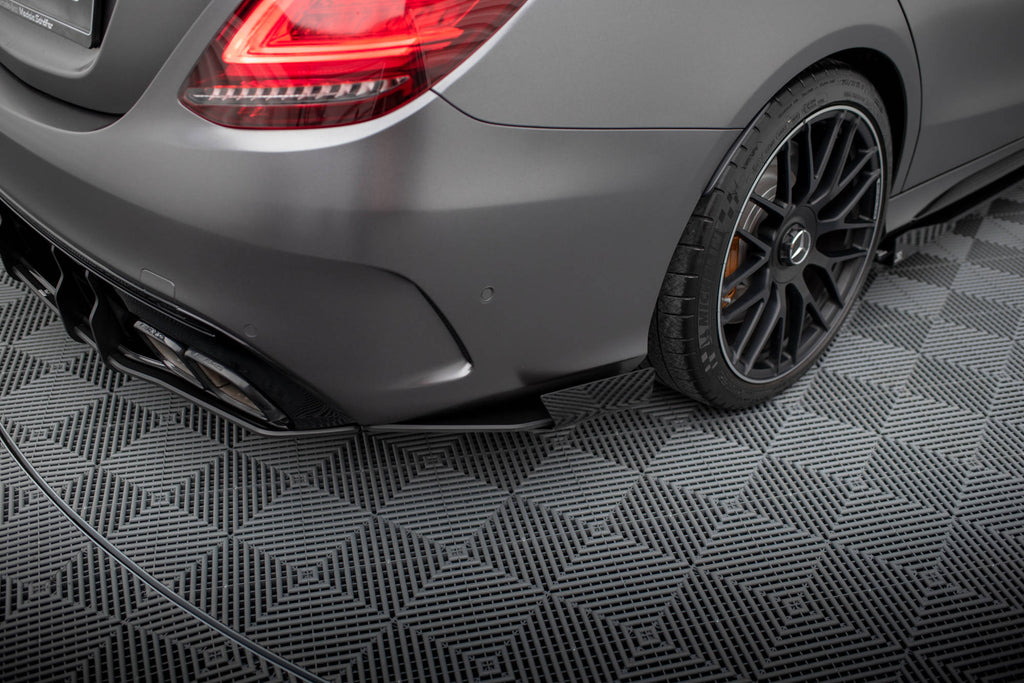 Splitter laterali posteriori con flap Street Pro Maxton Design Mercedes-AMG C63 W205 Facelift