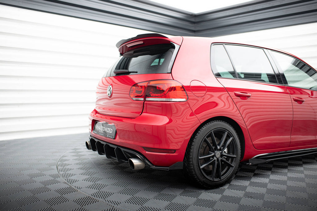Splitter Laterali Posteriori Street Pro + Flap Volkswagen Golf GTI Mk6