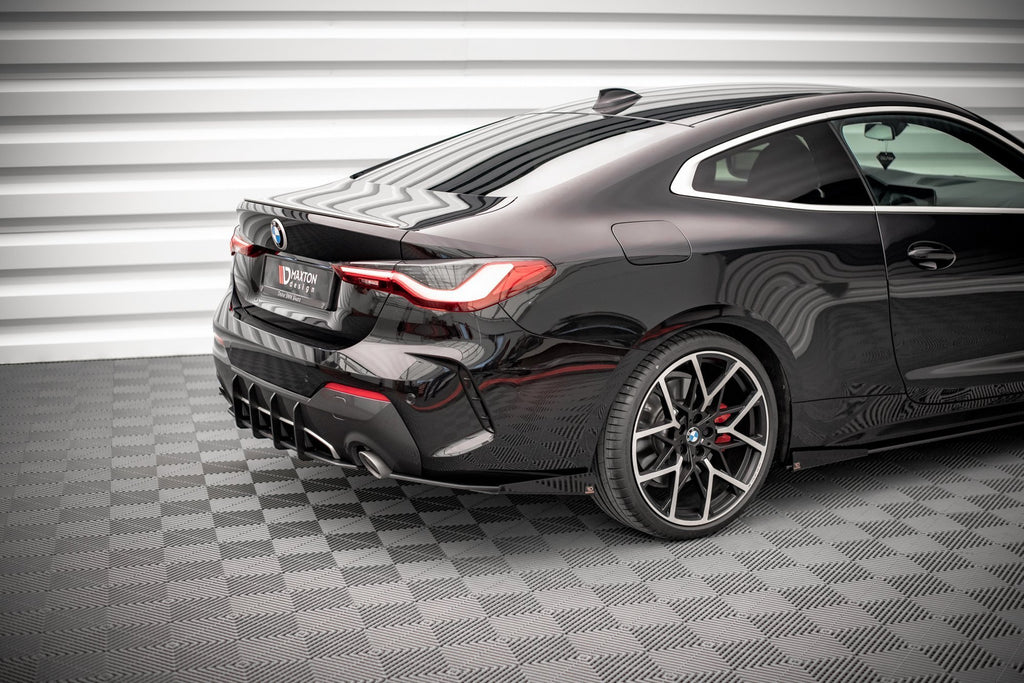 Splitter Laterali Posteriori Street Pro + Flap BMW Serie 4 M-Pack G22 / G23 / G22 Facelift / G23 Facelift (2020-)