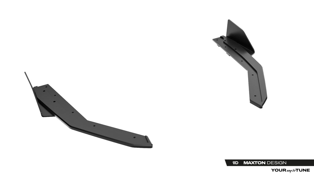 Splitter Laterali Posteriori Street Pro + Flap compatibili con Lexus IS 500 Mk3 Facelift 2 (XE30) (2020-)