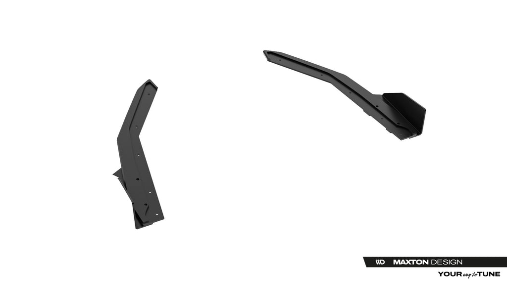Splitter Laterali Posteriori Street Pro + Flap compatibili con Lexus IS 500 Mk3 Facelift 2 (XE30) (2020-)