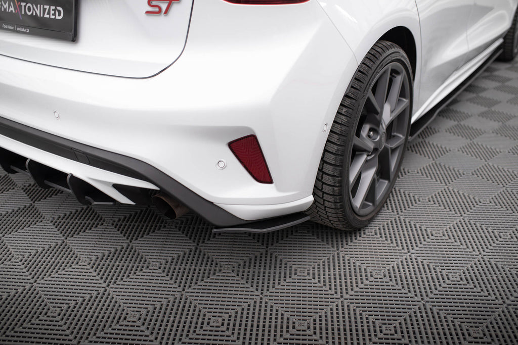 Splitter laterali posteriori Street Pro nero opaco Ford Focus Mk4