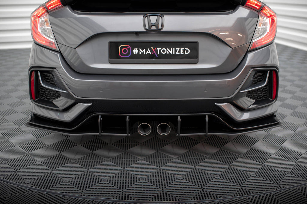 Splitter Laterali Posteriori Street Pro Honda Civic Mk10 Facelift Maxton