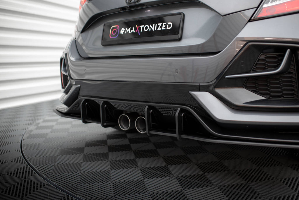 Splitter Laterali Posteriori Street Pro Honda Civic dettaglio