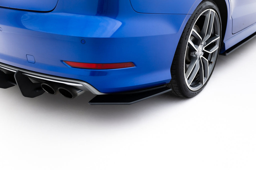 Splitter Laterali Posteriori compatibili con Audi S3 Berlina 8V Facelift (2013-2020)