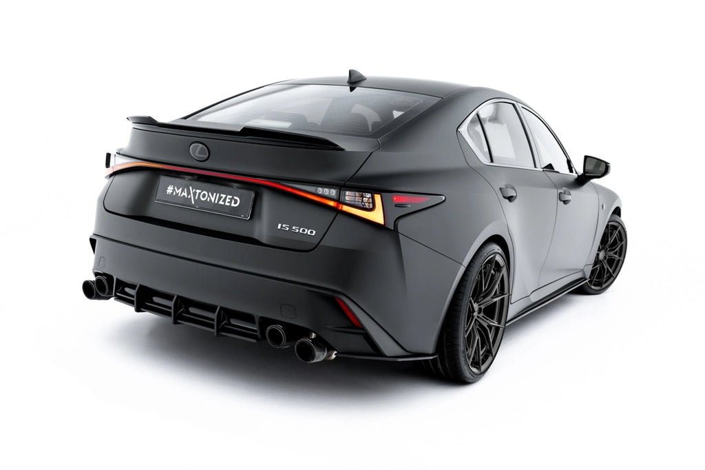 Splitter Laterali Posteriori Street Pro compatibili con Lexus IS 500 Mk3 Facelift 2 (XE30) (2020-)