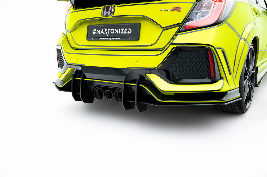 Diffusore Posteriore Street Pro V.2 compatibile con Honda Civic Type R Mk10 (2017-2019)