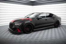 Carica l'immagine nel visualizzatore di Gallery, Diffusori Sotto Minigonne con Flap Audi A7 RS7 Look C7 Street Pro