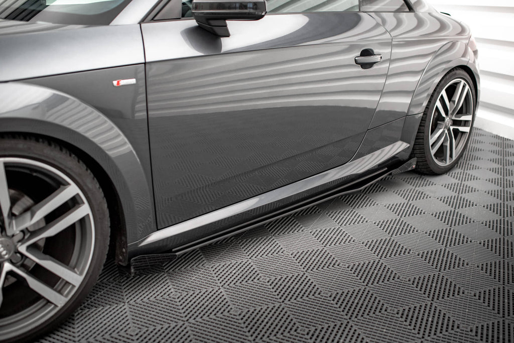 Diffusori Sotto Minigonne con Flap Laterali Sotto Minigonne Audi TT S / S-Line 8S Street Pro