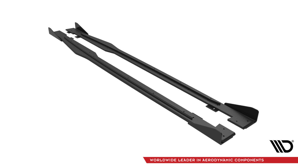 Diffusori Sotto Minigonne con Flap Laterali Sotto Minigonne Audi TT S / S-Line 8S Street Pro