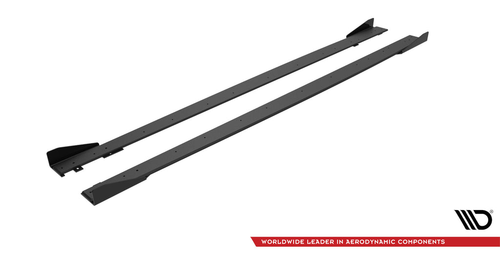 Diffusori sotto minigonne con flap Street Pro Maxton Design Mercedes-AMG C63 W205 Facelift