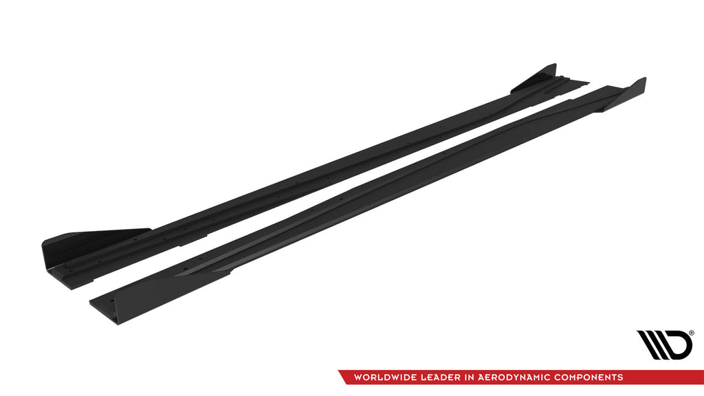 Diffusori Sotto Minigonne con Flap Mercedes-Benz Classe A AMG-Line W176 facelift Street Pro (2015-2018)