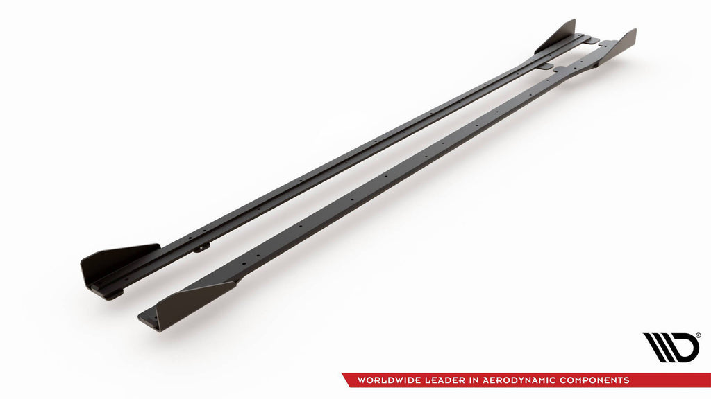 Diffusori Sotto Minigonne Street Pro con Flap Maxton Design VW Golf R Mk7 Facelift