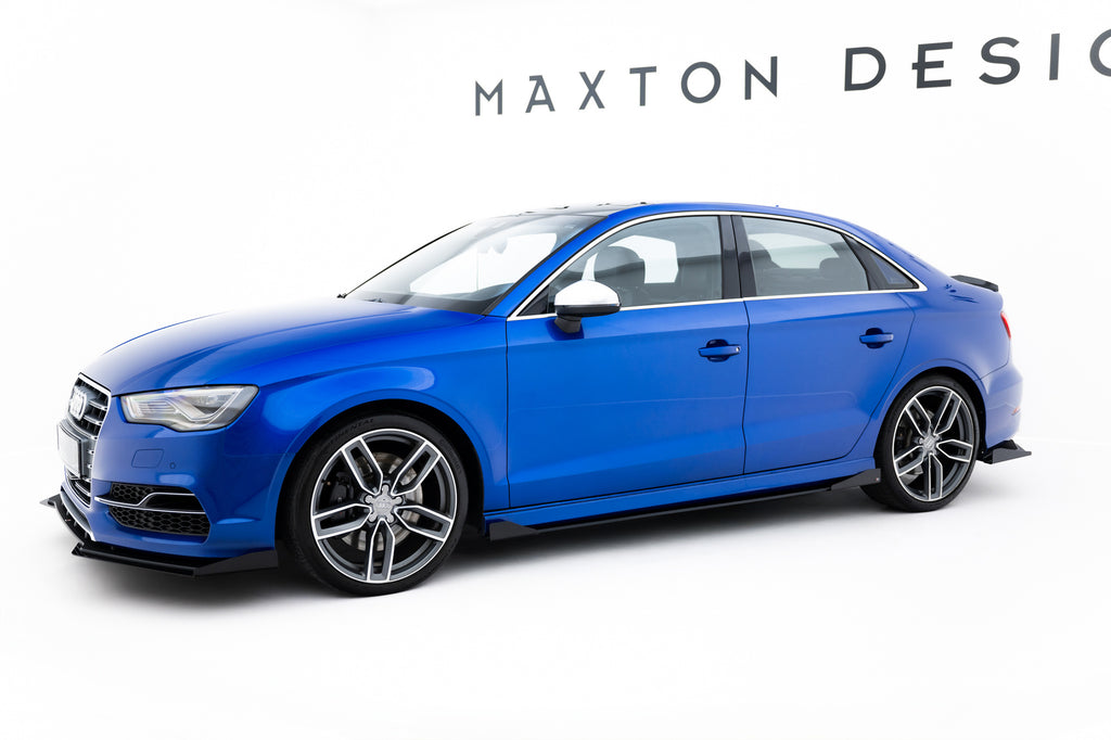 Diffusori Sotto Minigonne compatibili con Audi A3 Berlina 8V Facelift S-Line + Flap (2013-2020)