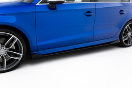 Diffusori Sotto Minigonne compatibili con Audi A3 Berlina 8V Facelift S-Line + Flap (2013-2020)
