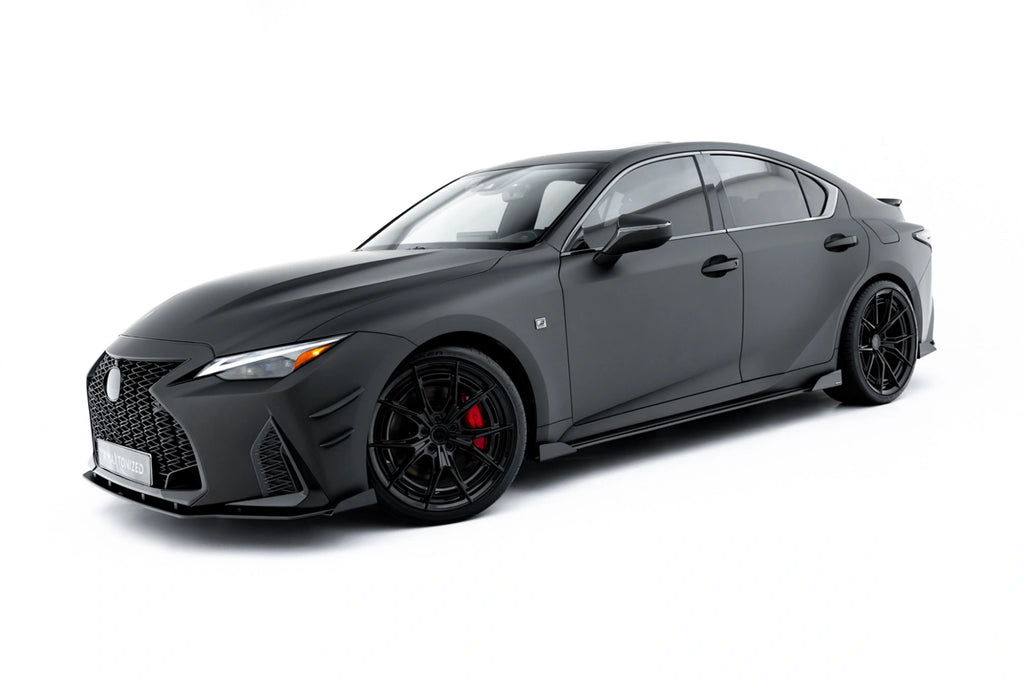 Diffusori Sotto Minigonne Street Pro + Flap compatibili con Lexus IS 500 Mk3 Facelift 2 (XE30) (2020-)