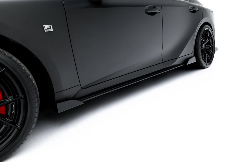 Diffusori Sotto Minigonne Street Pro + Flap compatibili con Lexus IS 500 Mk3 Facelift 2 (XE30) (2020-)