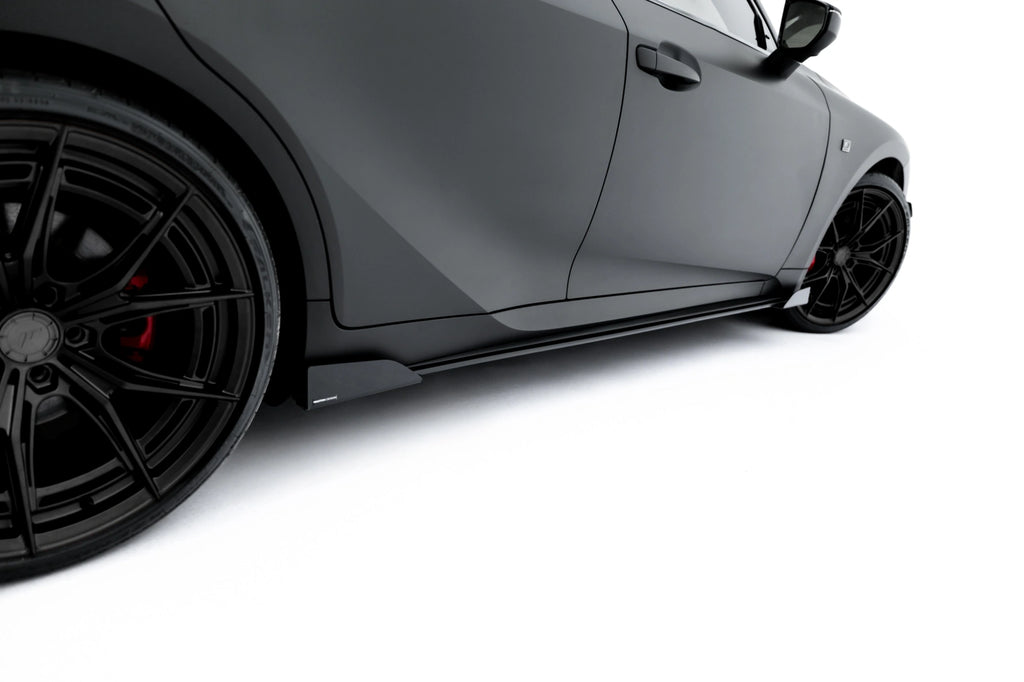 Diffusori Sotto Minigonne Street Pro + Flap compatibili con Lexus IS 500 Mk3 Facelift 2 (XE30) (2020-)