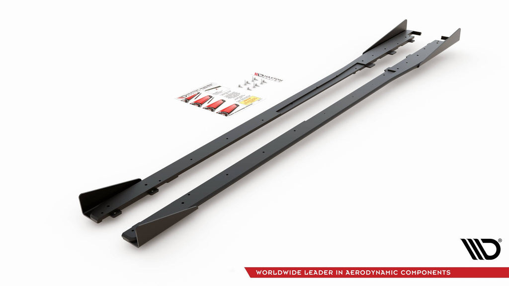 Diffusori Sotto Minigonne Street Pro + Flap compatibili con Toyota GR Yaris Mk4 (2020-2024)