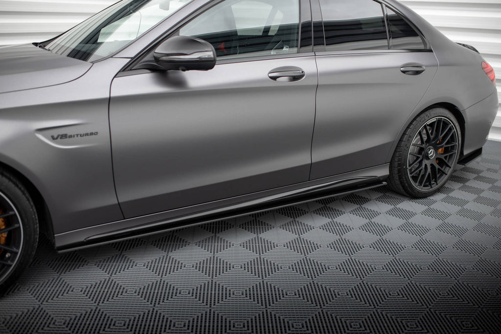 Diffusori sotto minigonne Street Pro Maxton Design Mercedes-AMG C63 W205 Facelift