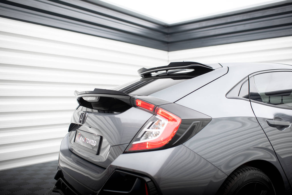 Estensione Spoiler Superiore Honda Civic Mk10 ABS nero lucido