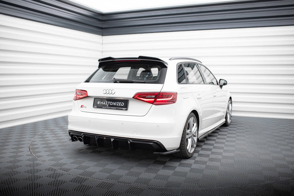 Diffusore Posteriore Maxton Design per Audi A3 S-Line Sportback 8V