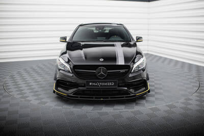 Lip Anteriore Street Pro + Flaps Mercedes-AMG CLA 45 Aero C117 Facelift