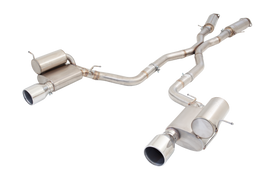 Sistema di scarico cat-back XFORCE 3 doppia uscita acciaio inox 304 - 