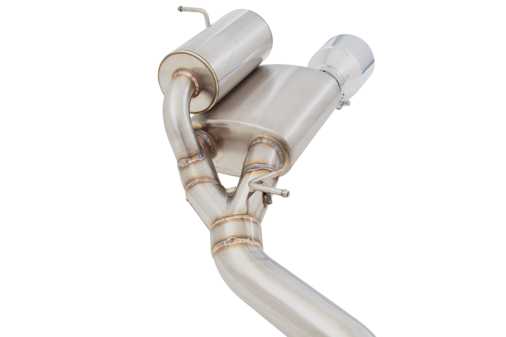 Sistema di scarico cat-back XFORCE 3 doppia uscita acciaio inox 304 - 