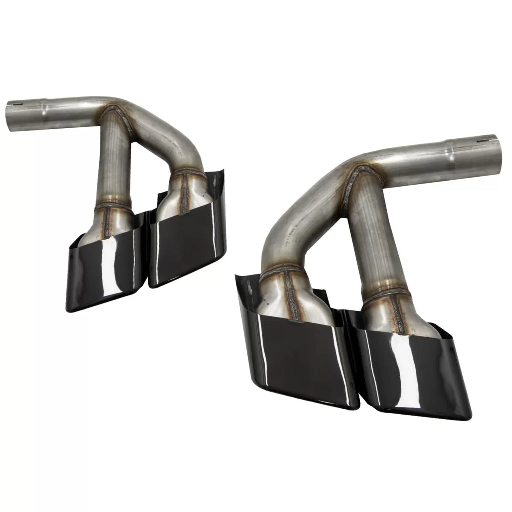 Terminali di scarico posteriore tubi per Audi Q7 4M (2015-2019) SQ7 design nero solo 3.0 Petrol Gasoline