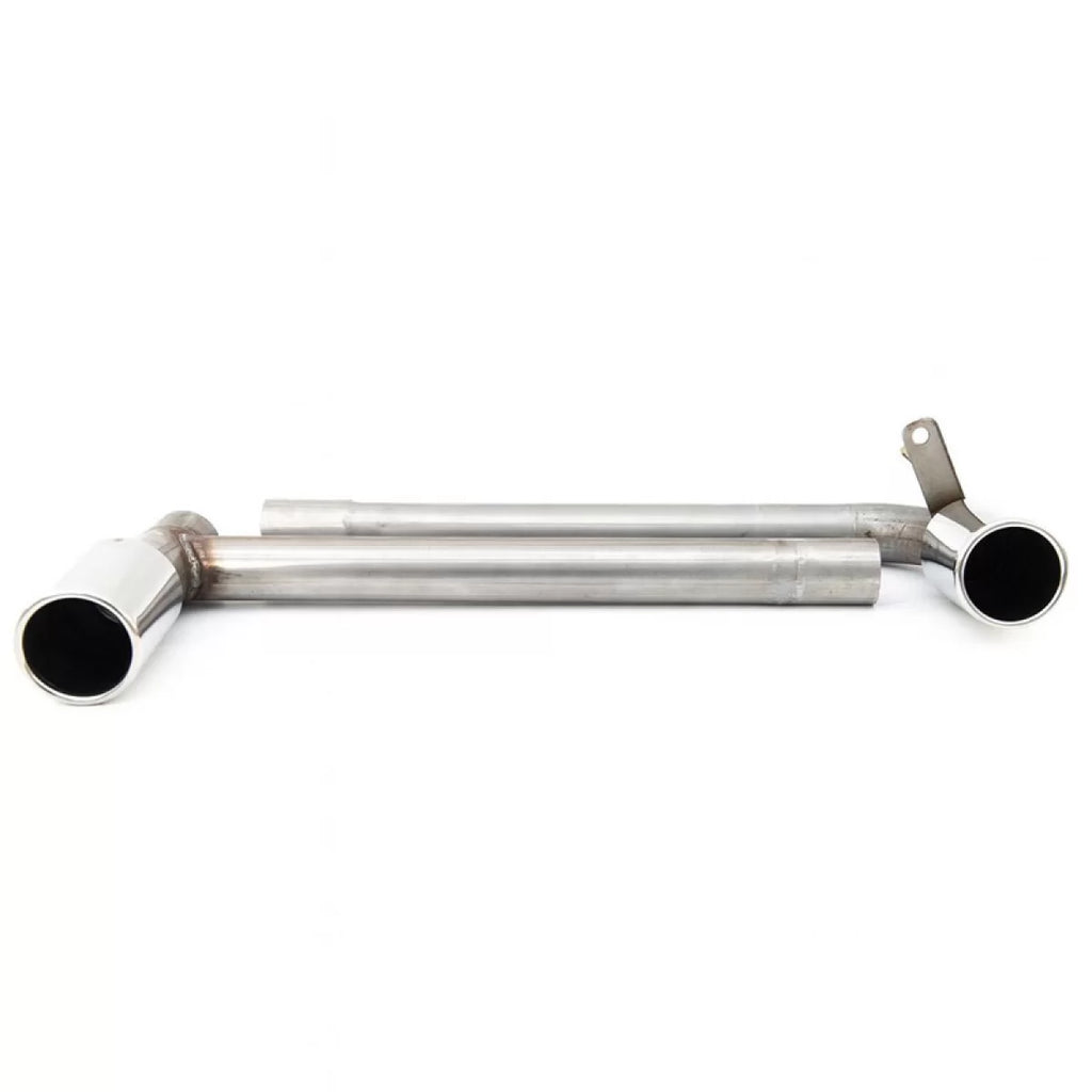 Scarico tubi cromato per BMW X1 F48 2014-2022 inox acciaio 2 pezzi