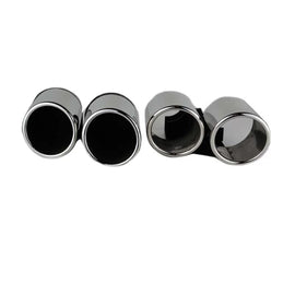 Scarico tubi doppio per Audi A4 B8 08-15 S4 stile 2 pezzi