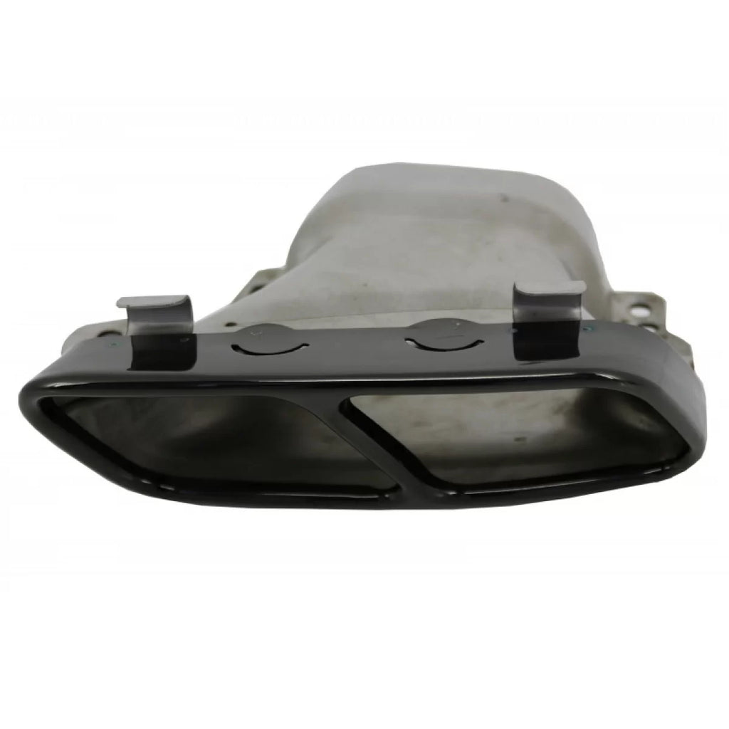 Scarico tubi per Mercedes-Benz Classe A W176 12-18 A design A45 / CLA W117 13-18 nero (2 doppio)