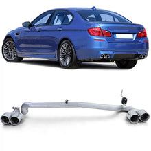 Carica l'immagine nel visualizzatore di Gallery, Scarico terminale di scarico duplex Sport stile conversione per Serie 5 BMW F10 F11 520 525 528 530
