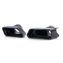 Carica l'immagine nel visualizzatore di Gallery, Scarico terminali di scarico V8 550 stile nero per Serie 5 BMW F10 F11 535i 535d