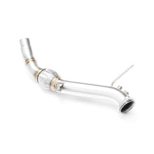 Load image into Gallery viewer, Downpipe sportivo BMW E83 X3 20d M47N2 in acciaio inox 63,5mm