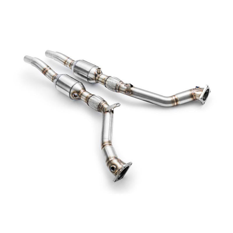 Downpipe sportivo Audi A6, S6, Allroad C5 2.7 T in acciaio inox 63,5mm