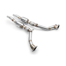 Carica l'immagine nel visualizzatore di Gallery, Downpipe sportivo Audi A6, S6, Allroad C5 2.7 T in acciaio inox 63,5mm