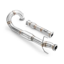 Carica l'immagine nel visualizzatore di Gallery, Downpipe sportivo Saab 9-3 9-5 Mk1, Mk2 2.0T, 2.3T B205, B235 in acciaio inox 76mm