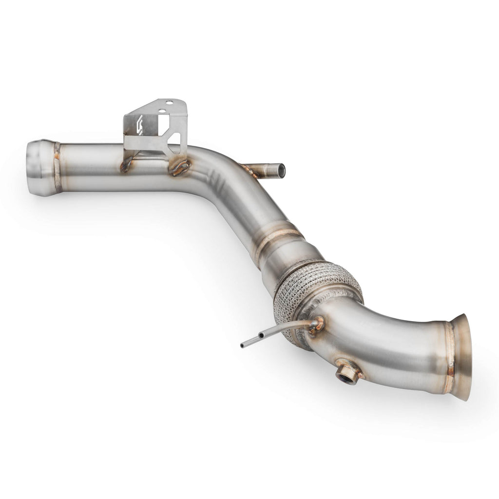 Downpipe sportivo Mercedes-Benz Classe C W204 S204 220CDI EURO 4 in acciaio inox 63,5mm